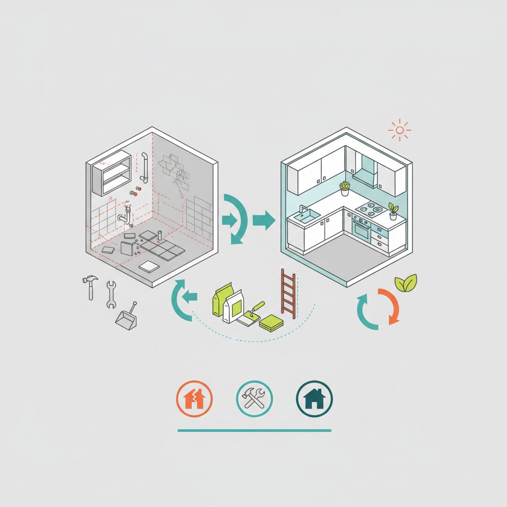 ремонт маленькой кухни
